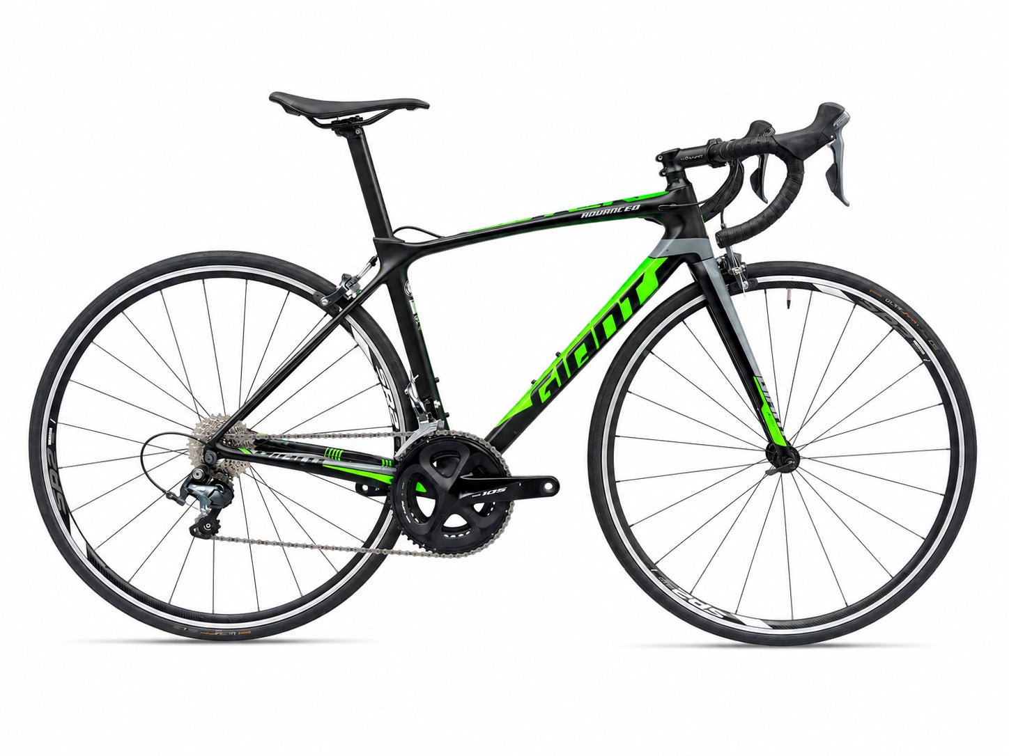TCR Advanced (Black/Green, S)